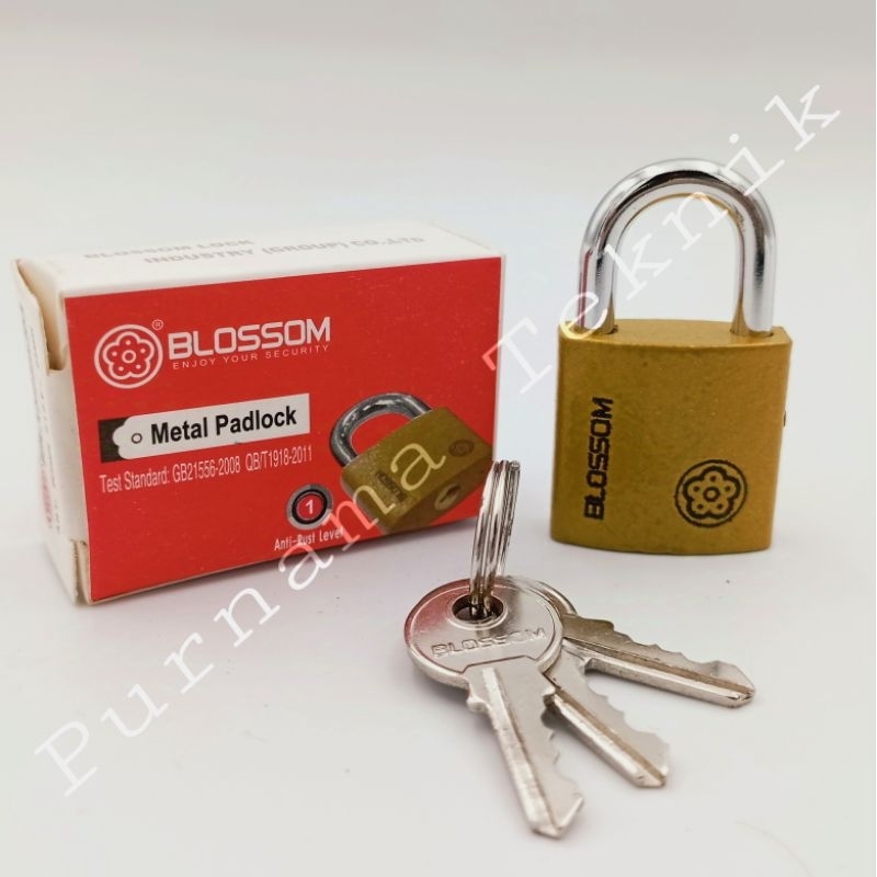 Gembok Blossom Kuning 25 MM Gembok Kuning 25 mm - BLOSSOM