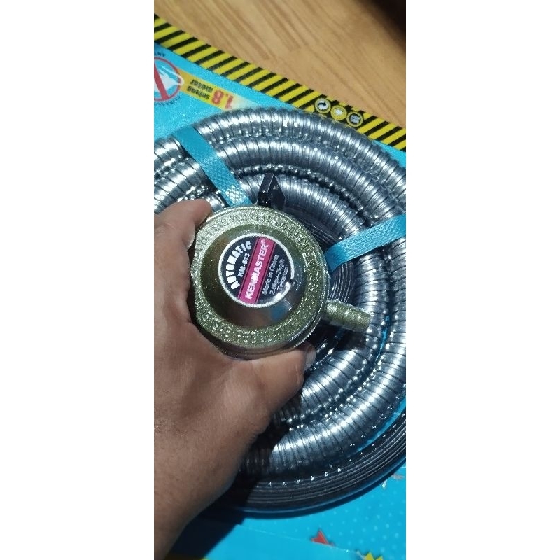 Kenmaster Regulator dan Selang Gas 1,8 meter (SNI)