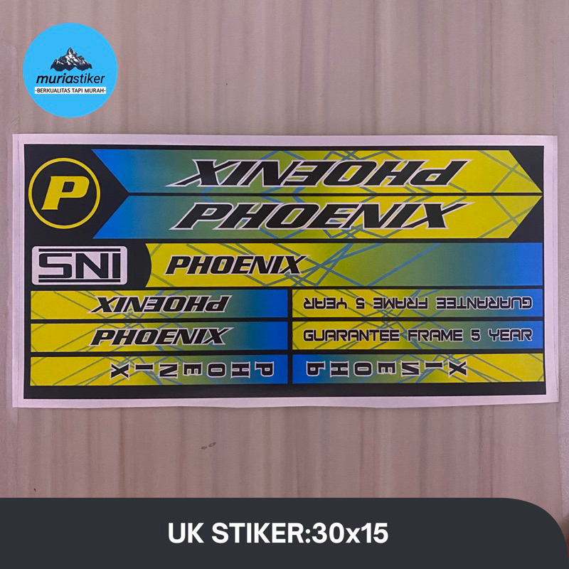 Sticker Stiker Striping Sepeda Phoenix