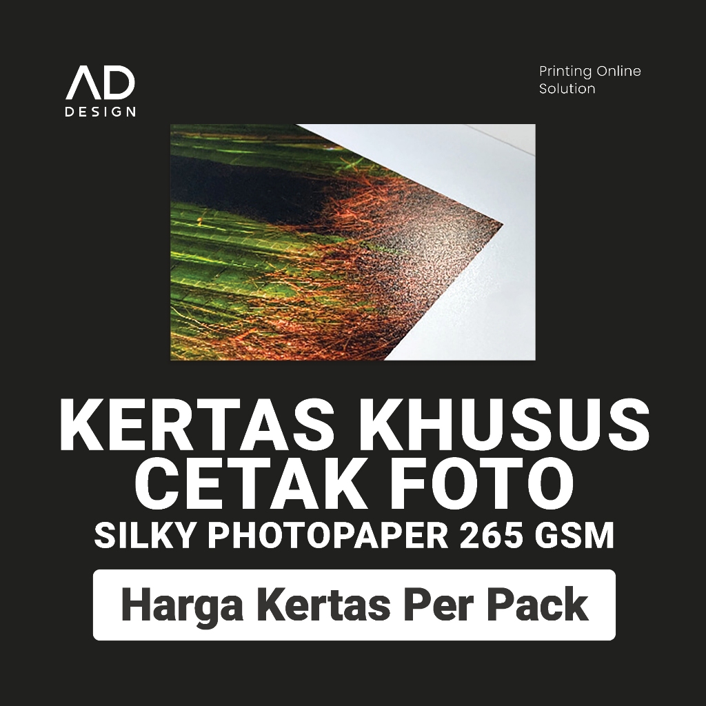 KERTAS KHUSUS FOTO SILKY DOFF, KERTAS FOTO SILKY DOFF 265 GSM