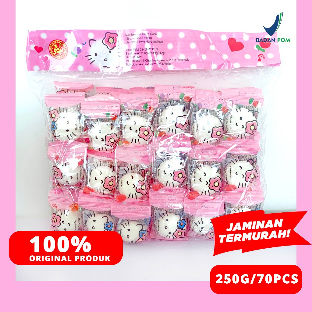 

RB Marshmallow Aneka Rasa 250G / 70Pcs CHEN LIANG JI