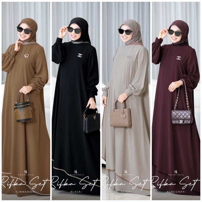 Rifka set(dress & scarf)by shArarea