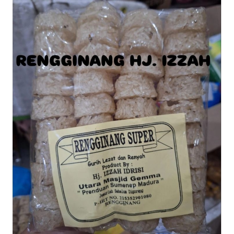 

RENGGINANG SUPER HJ IZZAH < ISI 40 PCS > rengginang murah