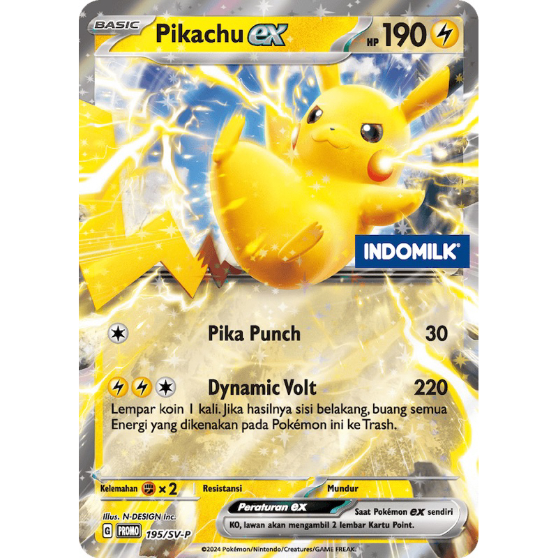 Kartu Koleksi Pokemon TCG x Indomilk