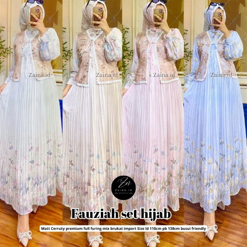 Fauziah Set Hijab by ZAINA