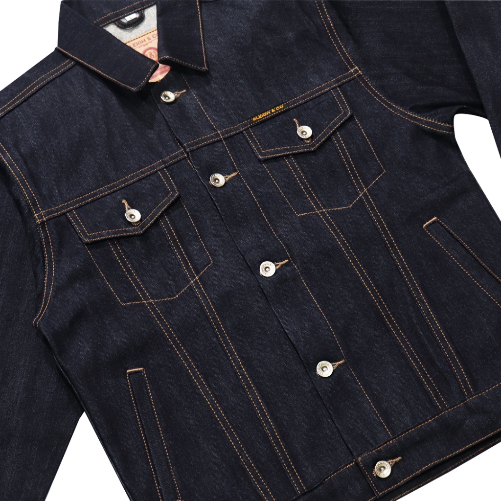 BESTPROMO Sleigh & Co - Jacket Denim 16oz Type III - Extra Deep Indigo
