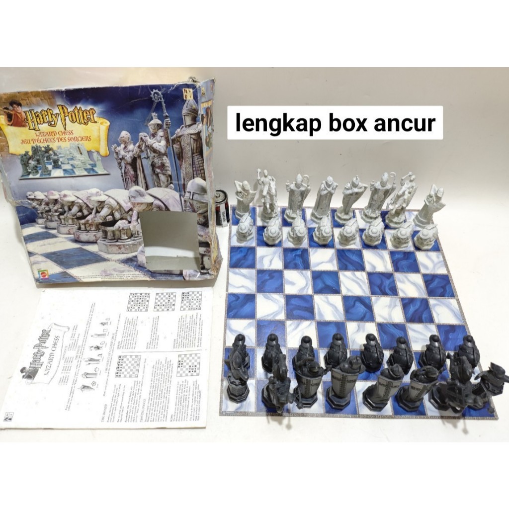 Matel harry potter wizard chess board game catur family
