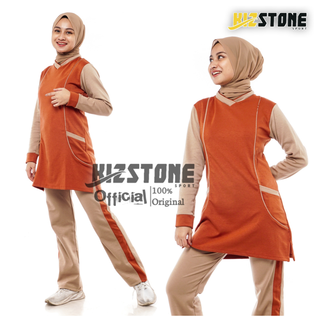 COD Setelan Baju Olahraga Wanita / Setelan Baju Senam Wanita / Setelan Baju Senam muslimah