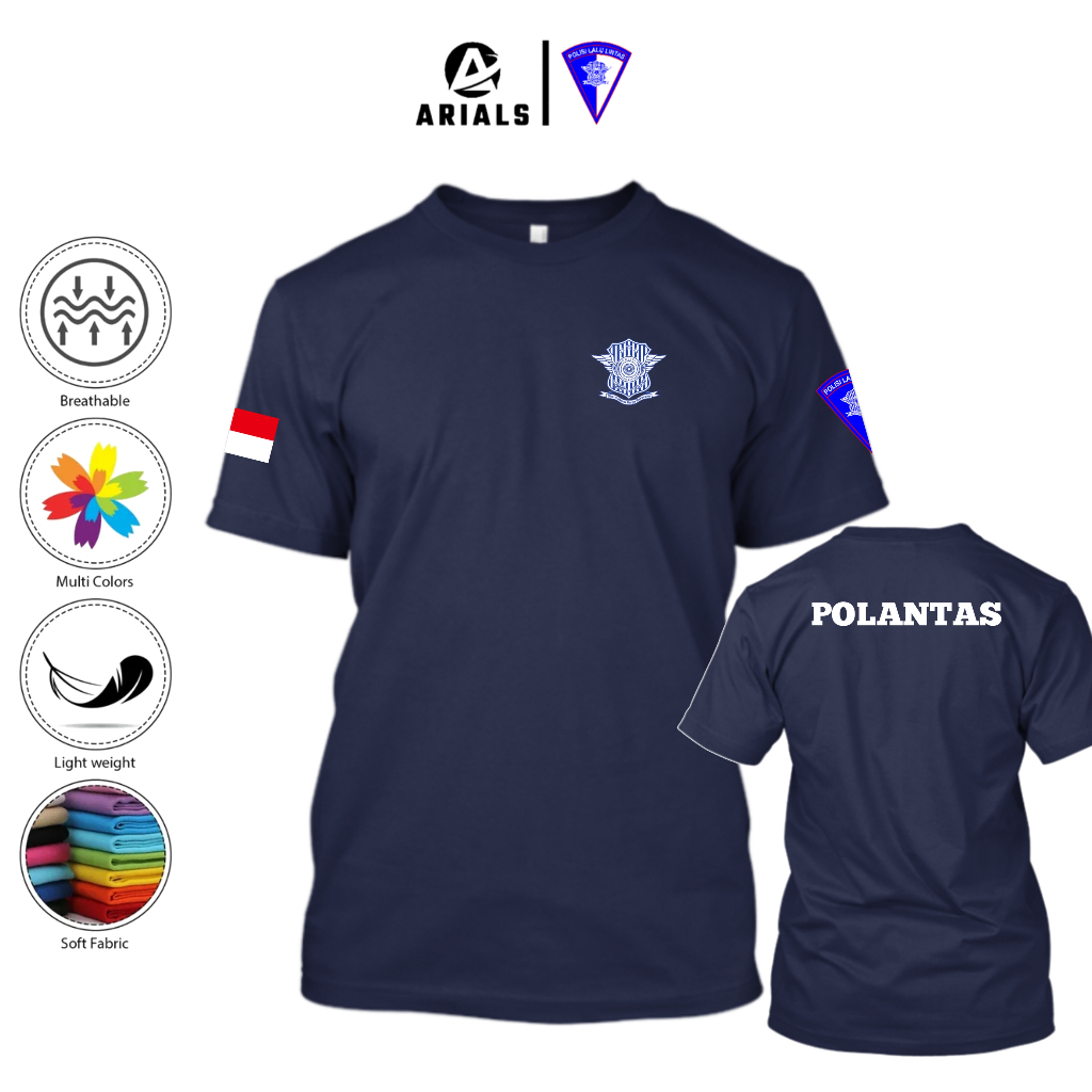 Arials Kaos Baju POLISI LALU LINTAS Republik Indonesia