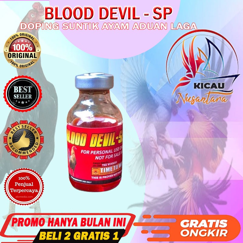 Doping Ayam Aduan Suntik BLOOD DEVIL 20 ML