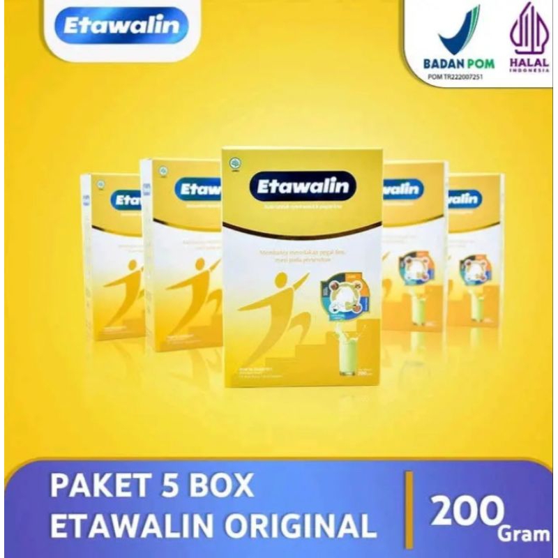 

ETAWALIN PAKET 5 BOX SUSU ETAWA TULANG SENDI RFMATIK ETAWALIN COD