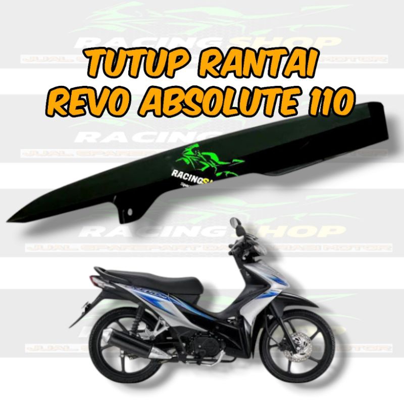 Tutup Pelindung rantai honda revo abs Cover rantai revo absolute 110