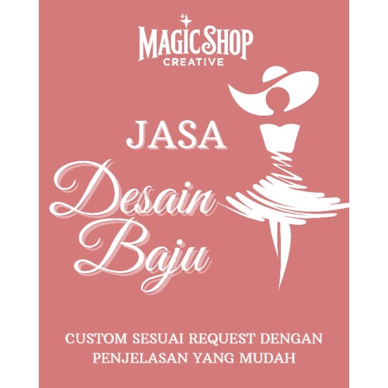 Jasa Desain Baju bisa request Model