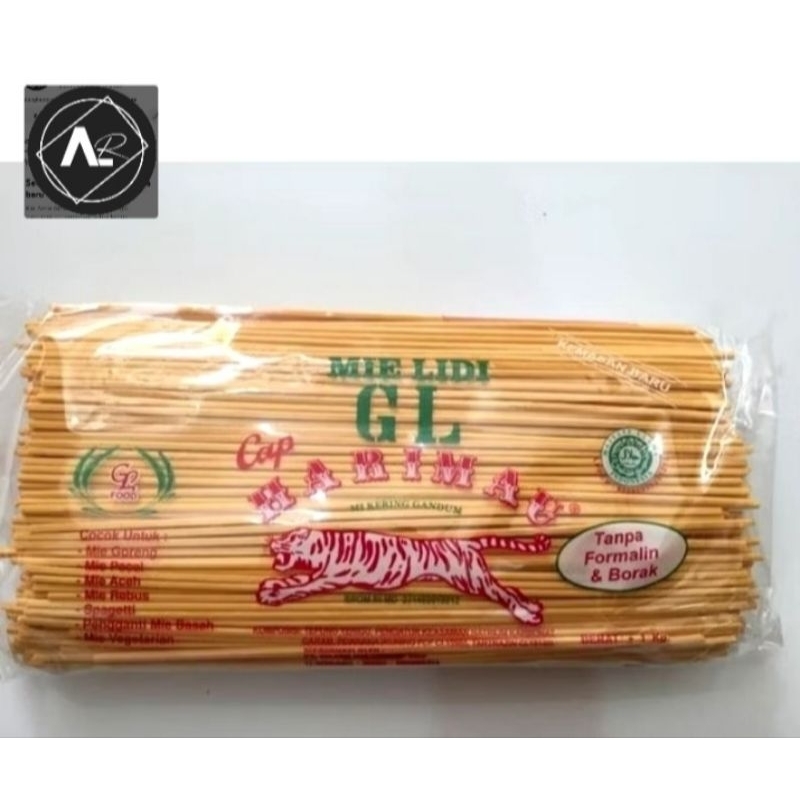 

MIE LIDI Medan/MiE GOMAK MEDAN GL Cap harimau 1kg (kuning)