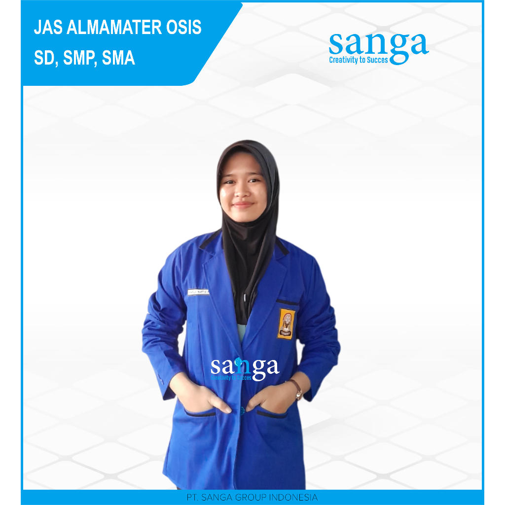 Jas Almamater, Warna navy lis putih Jas Osis, Jas Sekolah SMP / jas pondok pesantren