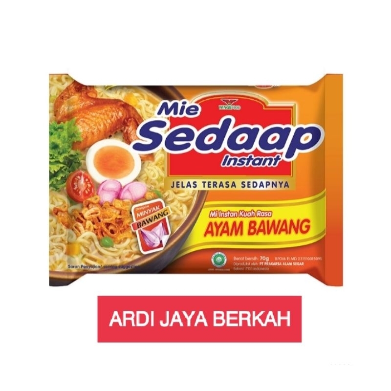 

Mie Sedaap Rasa Ayam Bawang 70g
