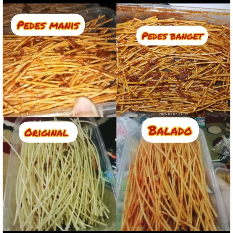 

Mie lidi by alesha kemasan 500ml