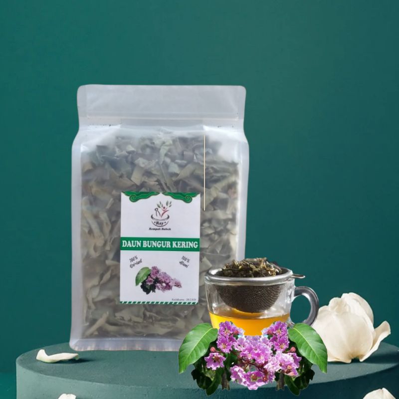 

Daun Bungur / Banaba Leaf / isi 50 gram / Alami 100% Tanpa campuran