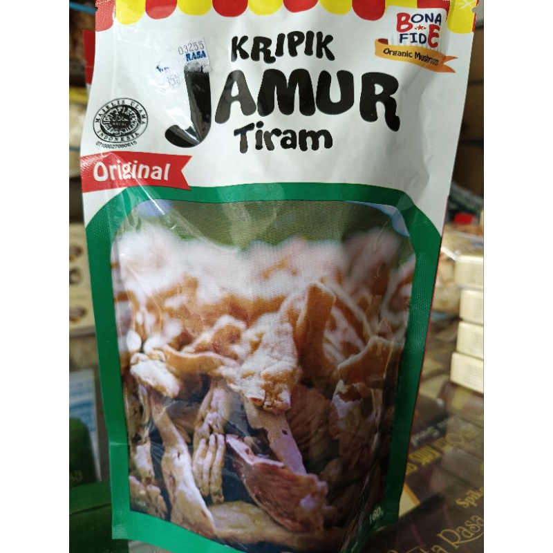 

kripik jamur tiram oleh oleh khas surabaya