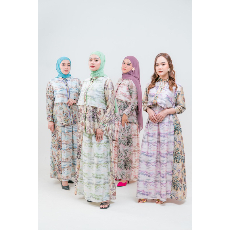 Safa & Qalbi Pastel✨ Jameela Set