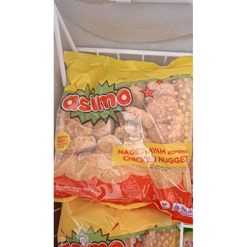 

Asimo nugget Ayam 500gr ASIMO Nagget Ayam 500gr ASIMO Nugget ayam 500gr