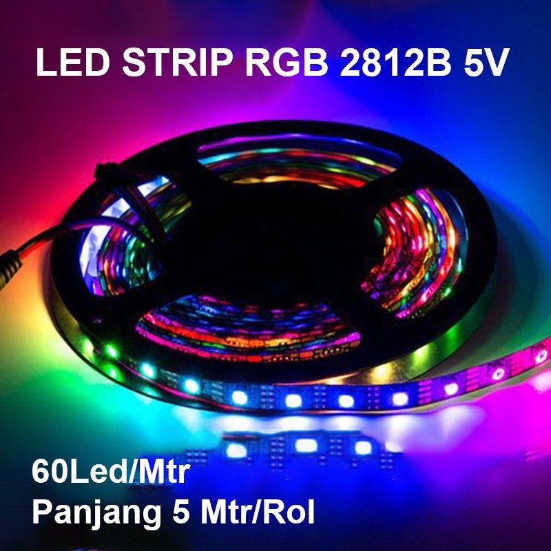 LED Strip RGB WS2812B 60 led/m ip20 indoor 5V