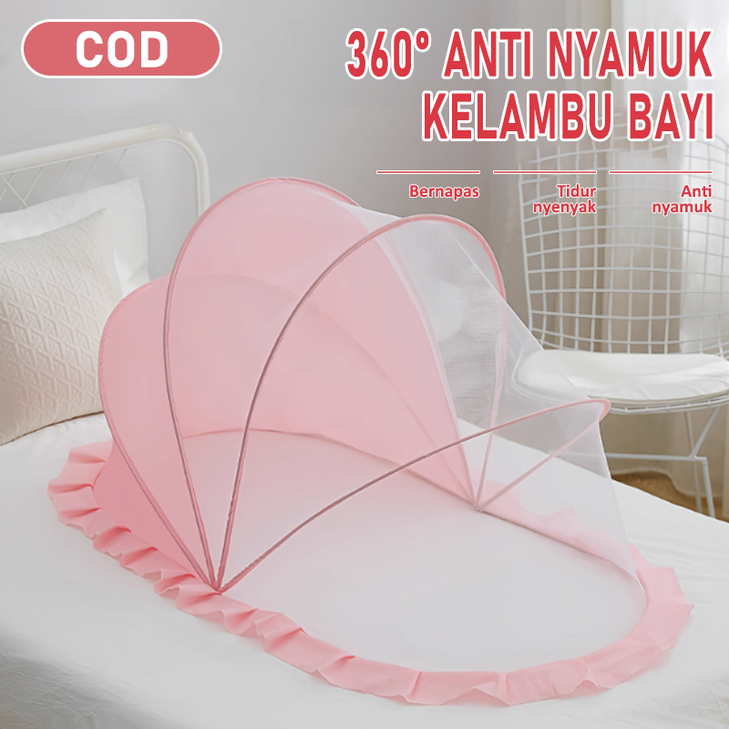 Kelambu Tenda/Kelambu Lipat/Kelambu Bayi/Kelambu Tudung Besar/Kelambu Berkualitas
