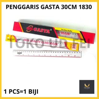 

(1 PCS=1BIJI) Penggaris GASTA 30cm / Penggaris panjang / Penggaris Plastik