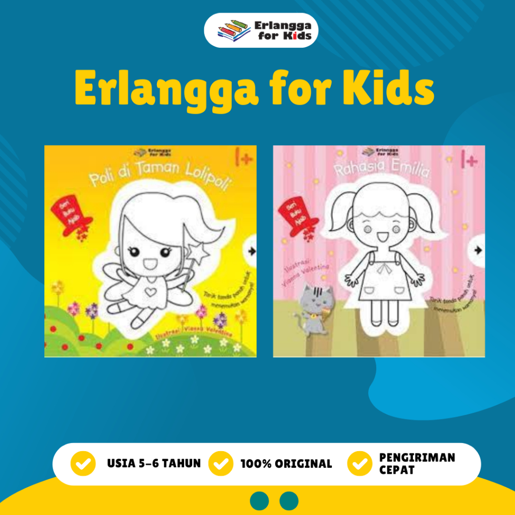 [Erlangga] Sale Buku Anak: Buku Ajaib - Erlangga For Kids