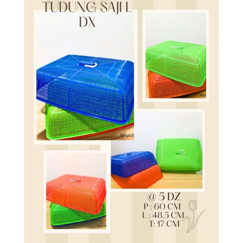 Tudung saji / Tutup sayur segi plastik Besar