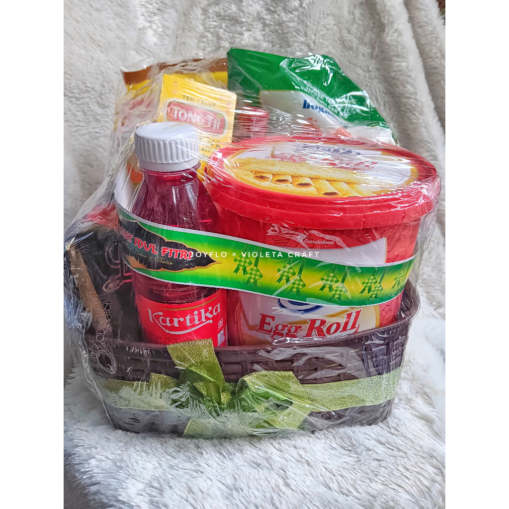 

(PRE-ORDER HAMPERS LEBARAN) PARCEL LEBARAN HAMPERS BAG LEBARAN [JOYFLO.ID X VIOLETA CRAFT]
