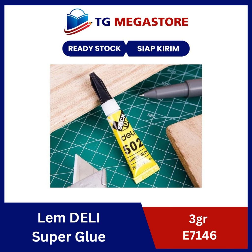 

Lem DELI Super Glue Yellow 3gr - E7146
