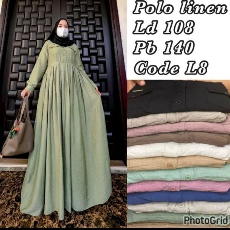 Gamis Saku Dada By Frila