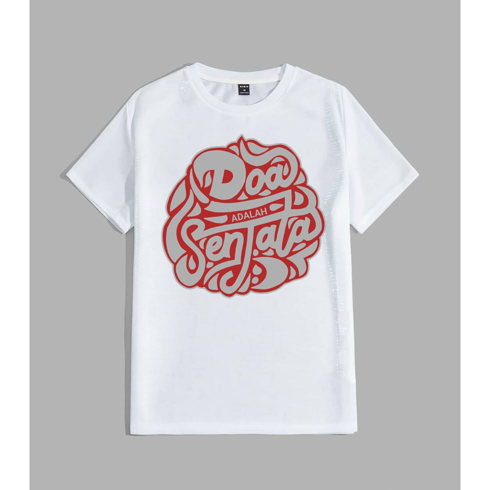 DOA ADALAH SENJATA Kaos Tshirt Kata Kata Bahan 24s