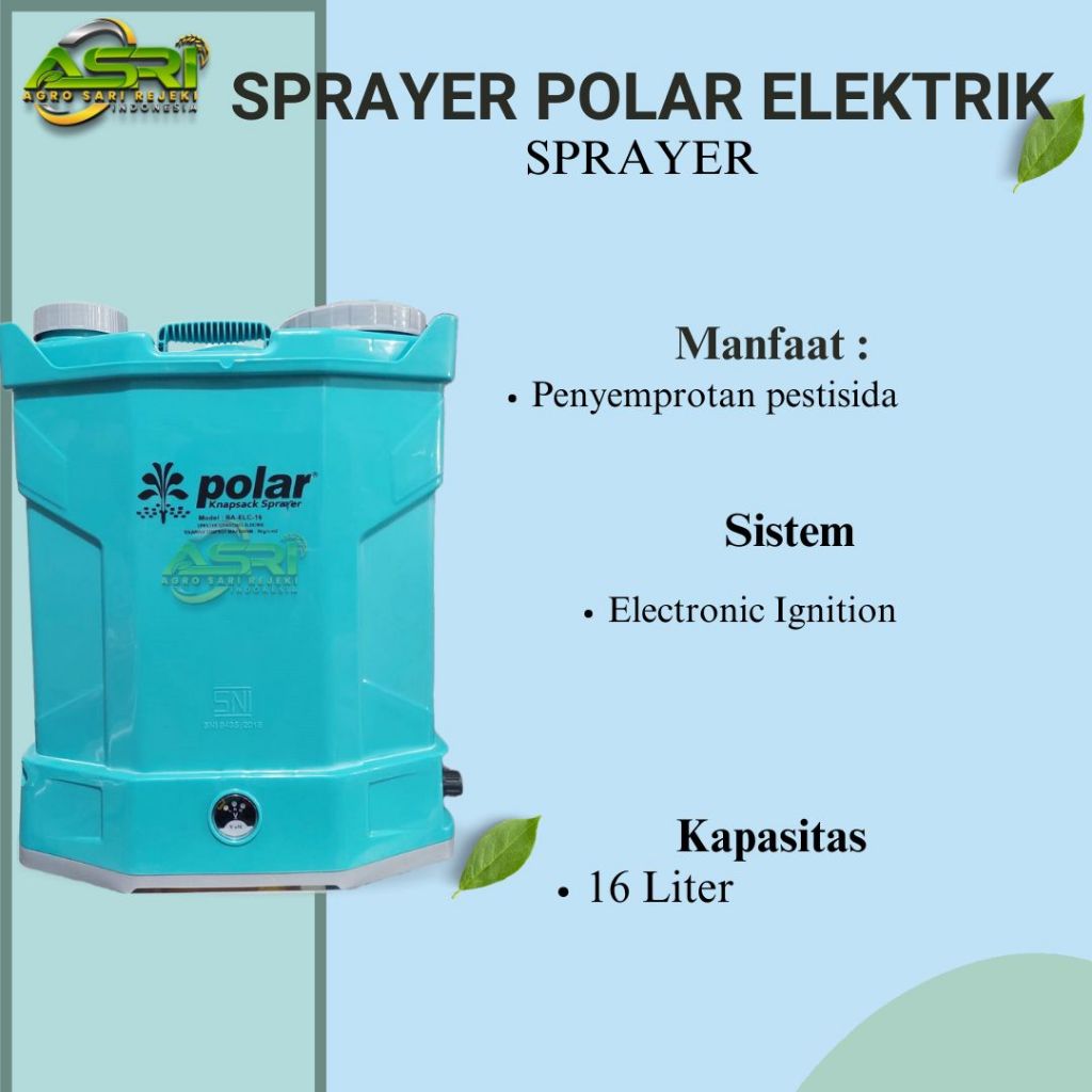 SPRAYER POLAR 16LITER ALAT SEMPROT ELEKTRIK untuk tanaman