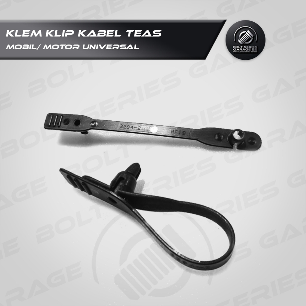 Klem Klip Kabel Teas Pengikat Kabel Insulock Motor Mobil Universal Original Panjang 8,5cm