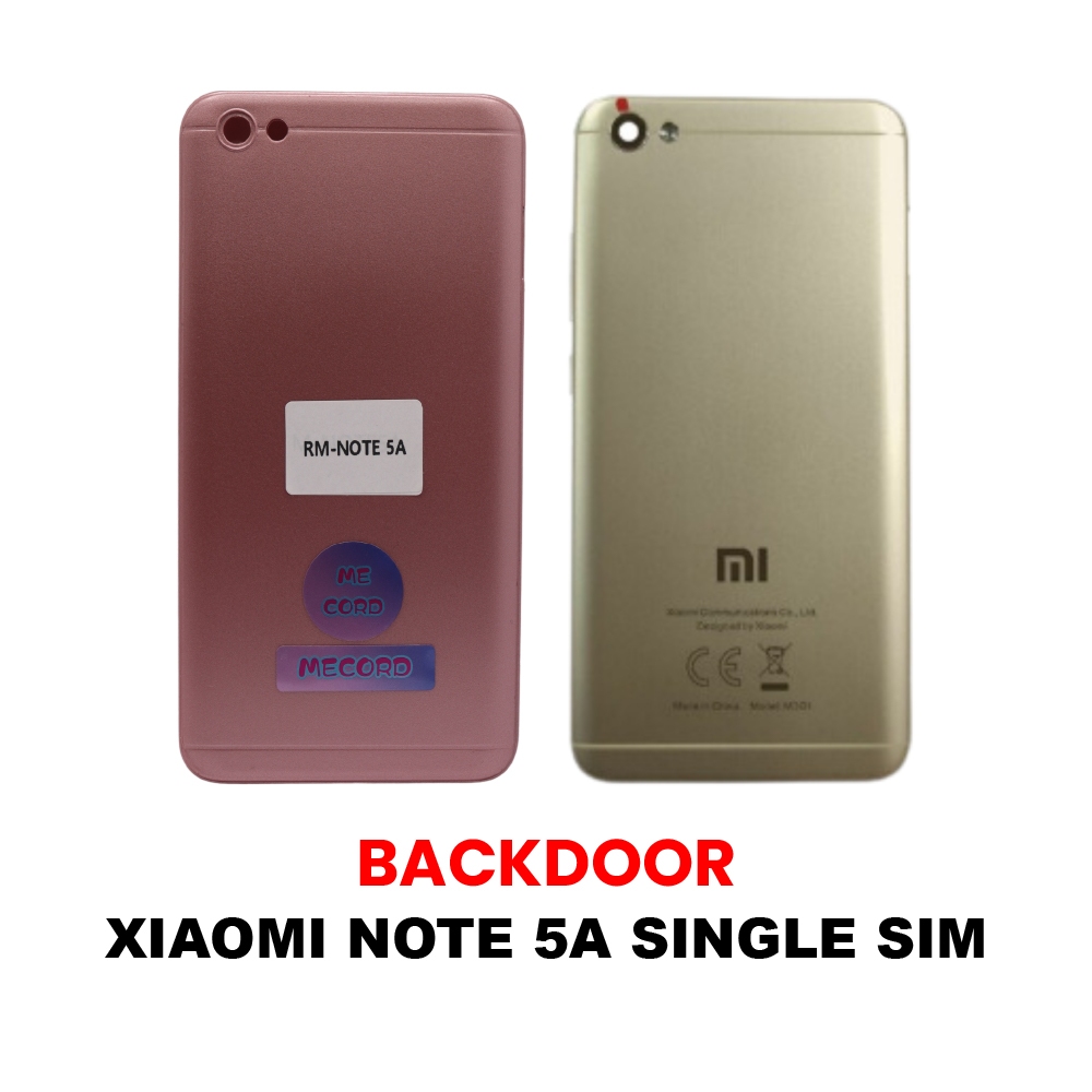 Housing/Backcover Redmi Note 5A Single Sim