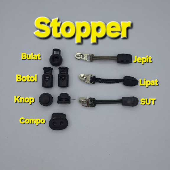 Buckle Plastik Pp Lokal - Stopper Tali Kur - SK1
