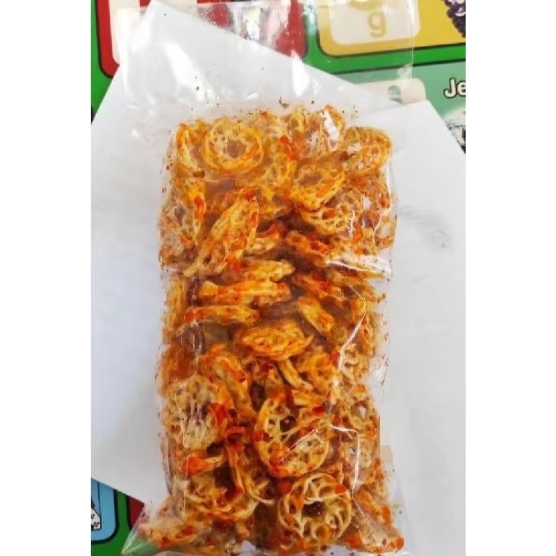 

krupuk seblak bunga / krupuk seblak kembang