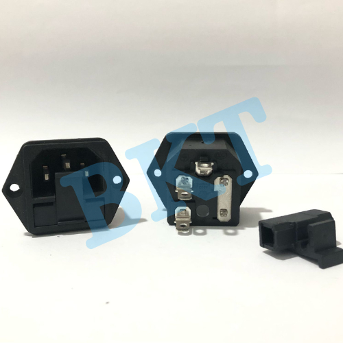 [ DENGAN TEMPAT FUSE ] SOKET AC IN BOX BELL + FUSE HOLDER / Untuk SOKET AC BOX BELL