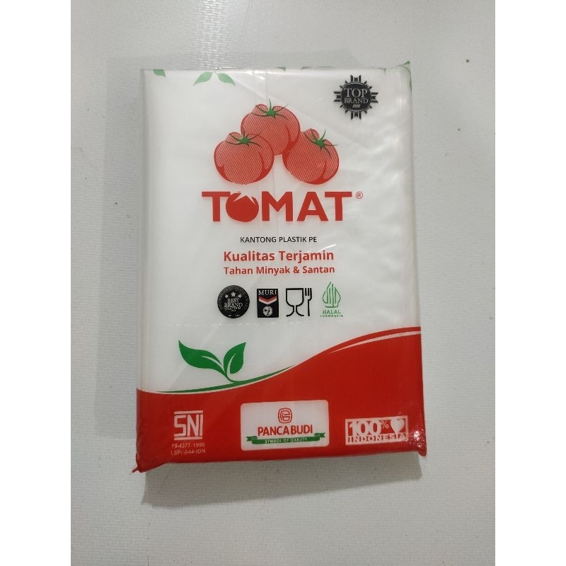 Plastik Gula / Plastik Es PE 18x25 250g Cap Tomat