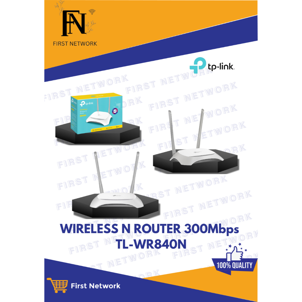 TP LINK TP-LINK TL-WR840N 300Mbps Wireless Router TP LINK | ROUTER TPLINK WR840N