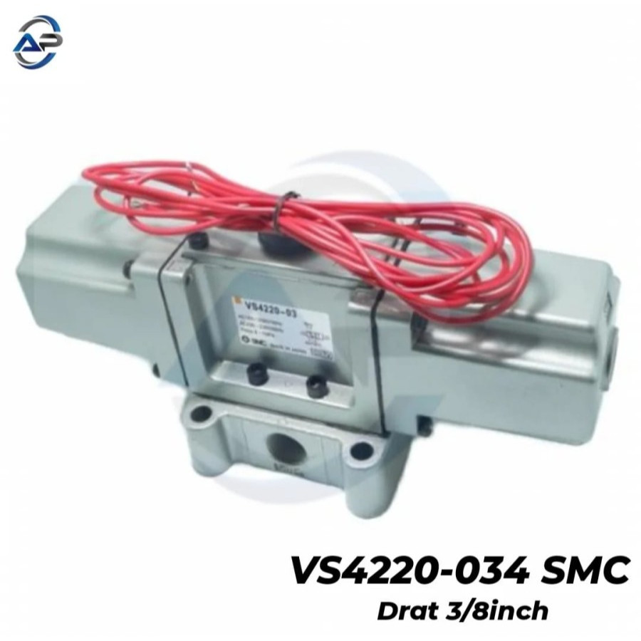 SOLENOID VALVE SMC VS4220-034 3/8" AC220V