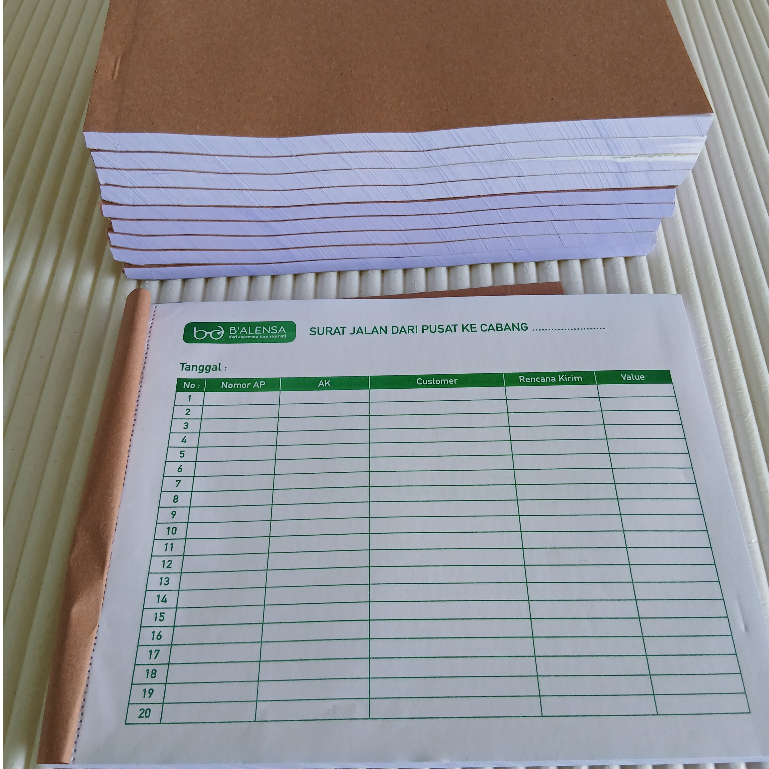 

Nota Custom (Uk. Setengah HVS)