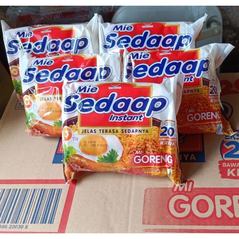 

PAKET MIE SEDAP GORENG 10 PCS & INDOMIE GORENG 10 PCS