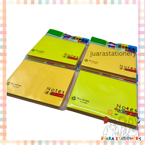 

(667) Sticky Notes Big 3x4 inch - Sticky Note Penanda Sticky Notes 76x101 mm