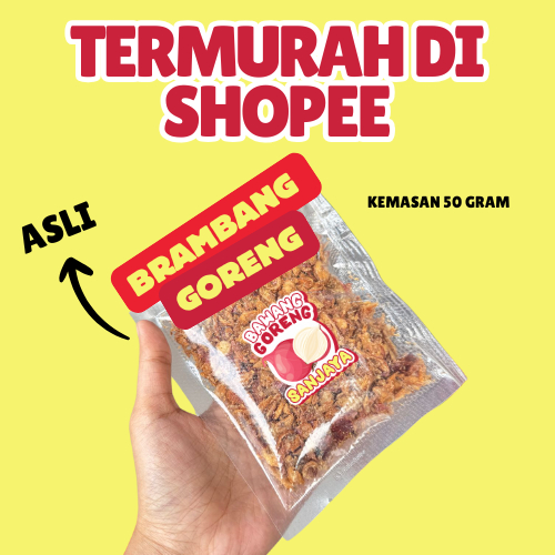 

Brambang Goreng Kemasan 50 Gram ASLI BREBES
