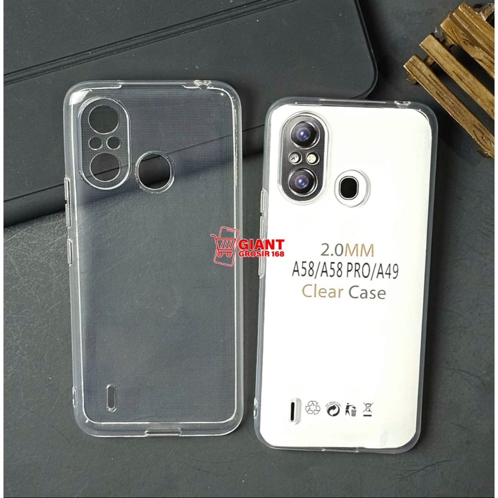 Itel A49 Itel Vision 3 Case Clear HD Case Bening Itel A49 Itel Vision 3