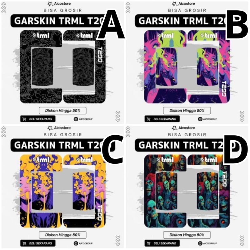 

Premium innneerrr Garskin Trml T.2.0.0. Hologram Full Motif Dan Anti Gores