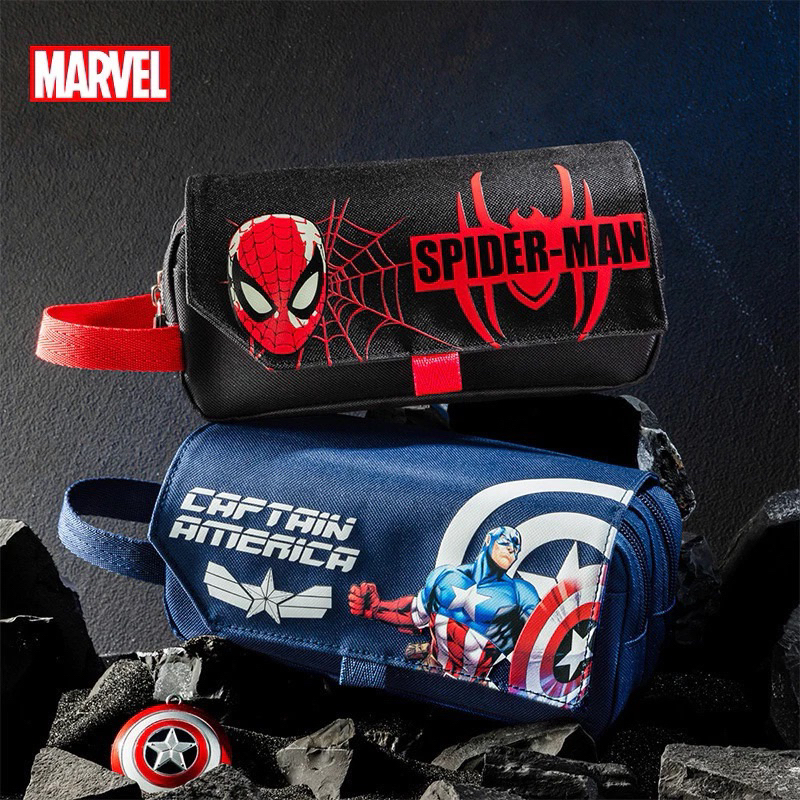 

Perlengkapan Sekolah Tempat Pensil Marvel Captain America Spiderman Pensil Case Anak Kotak Pensil Spiderman Tempat Pensil Anak